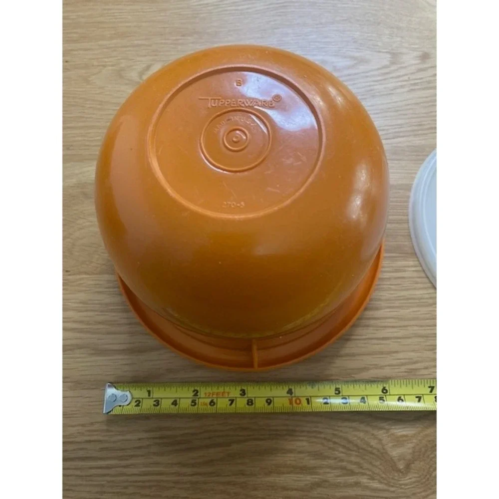 Tupperware Mixing Serving Bowls Lot of 6 Multi Size Color Good Vintage Plastic